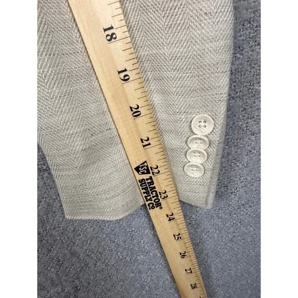 Jack Victor Loro Piana Jersey Blazer Mens Size 44 S Comfortwear Wool Linen Silk Sport Coats & Blazers